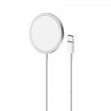 Puro Trådløs Oplader Magnetic USB-C Opladerkabel MagSafe Hvid