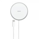 Deltaco Trådløs Oplader Magnetic Wireless Charger MagSafe Hvid