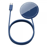 Baseus Trådløs Oplader MagSafe Simple Mini 15W Blå