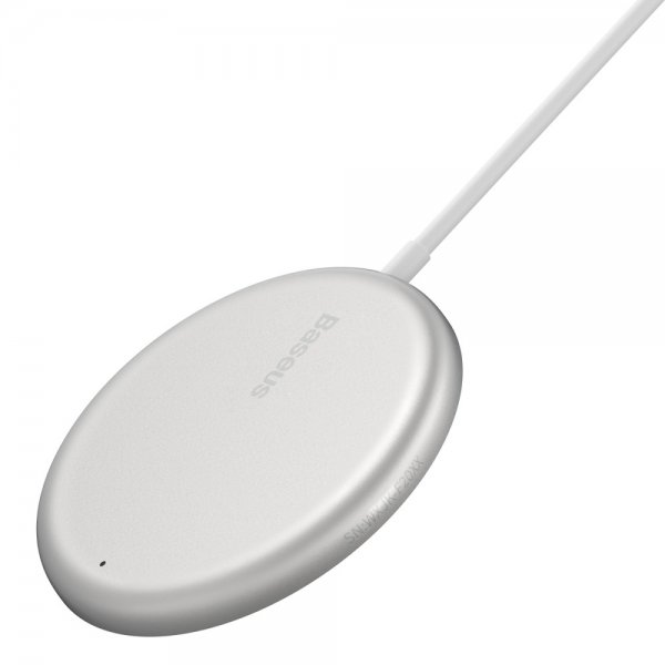 Baseus Trådløs Oplader MagSafe Simple Mini 15W Hvid