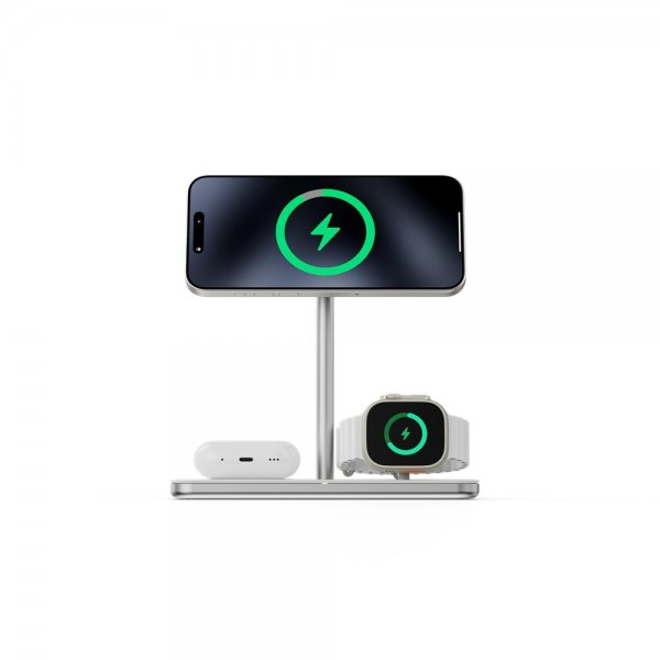 LINQ by Elements Trådløs Oplader ProCharge 3i1 Qi2 Charging Stand