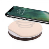 Xqisit Trådløs Oplader PU-læder 10W Beige