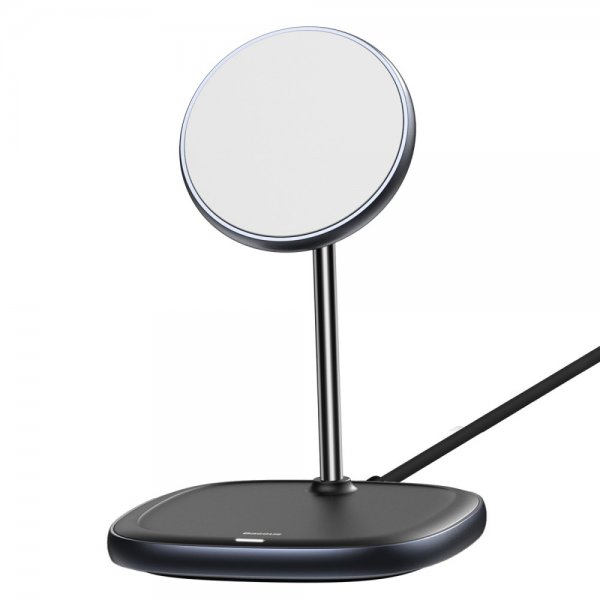 Baseus Trådløs Oplader Swan MagSafe 15W Sort