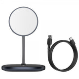 Baseus Trådløs Oplader Swan MagSafe 15W Sort