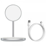Baseus Trådløs Oplader Swan MagSafe 15W Hvid
