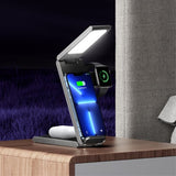 USAMS Trådløs Oplader med Lampe 3-i-1 15W