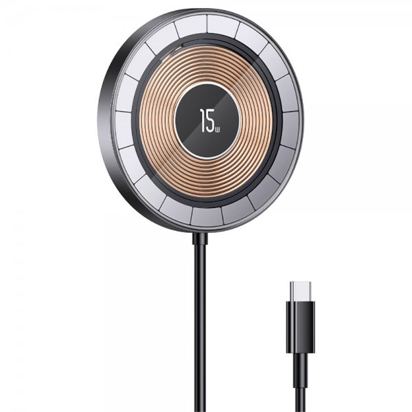USAMS Trådløs Oplader US-CD183 Aluminium 15W MagSafe