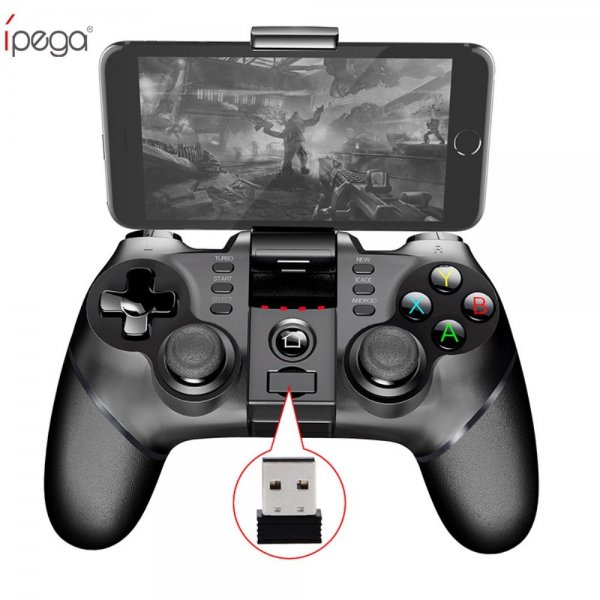 Ipega Trådløs Gamecontroller med indbygget Mobilholder