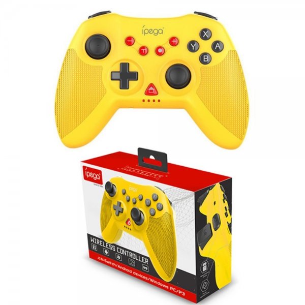 Ipega Trådløs Gamecontroller Nintendo Switch/PC/Android Gul