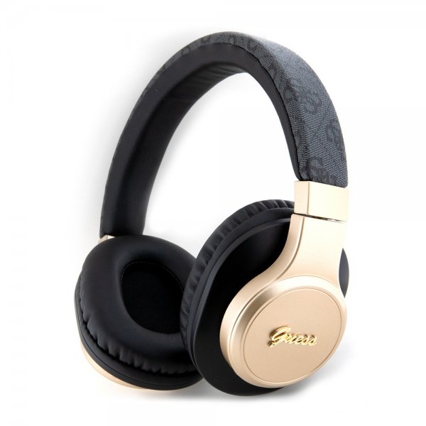 Guess Trådløse Hovedtelefoner Bluetooth Vintage Metal Logo Sort