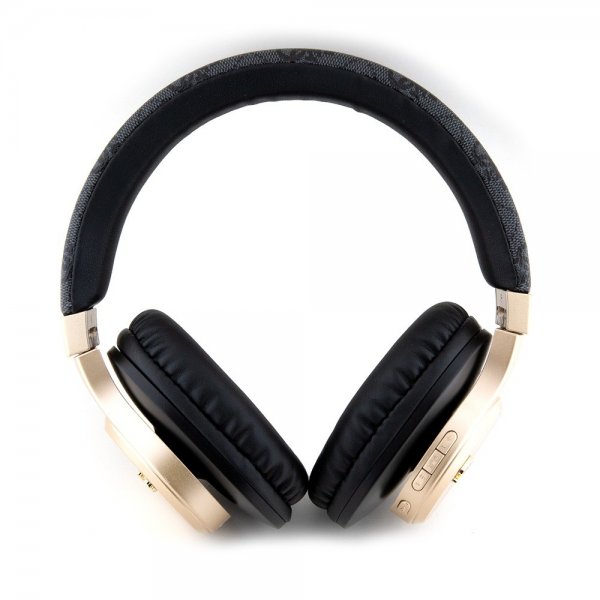 Guess Trådløse Hovedtelefoner Bluetooth Vintage Metal Logo Sort