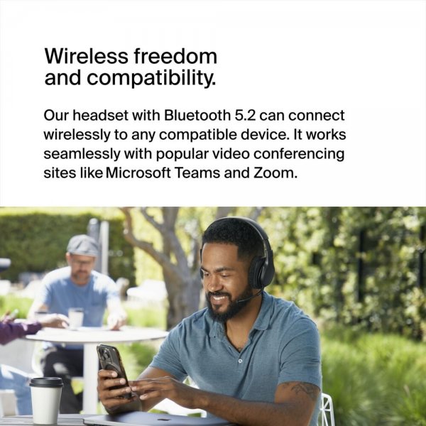 Belkin Trådløse Over-Ear Hovedtelefoner SoundForm Adapt Sort