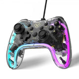 Aolion Transparent Spilcontroller Nintendo Switch/PC Kabelbaseret RGB