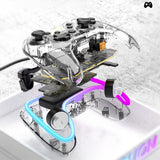 Aolion Transparent Spilcontroller Nintendo Switch/PC Kabelbaseret RGB