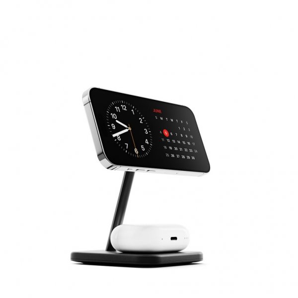 Twelve South Trådløs Oplader HiRise 2 Deluxe Qi2 MagSafe Sort