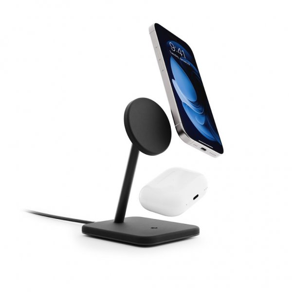 Twelve South Trådløs Oplader HiRise 2 Deluxe Qi2 MagSafe Sort