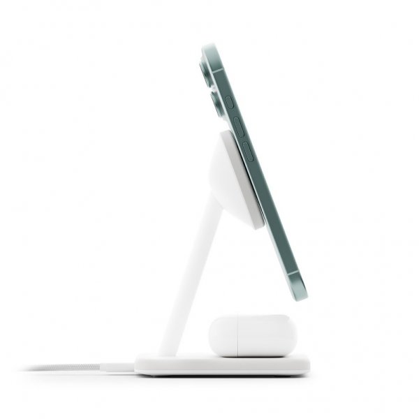 Twelve South Trådløs Oplader HiRise 2 Deluxe Qi2 MagSafe Hvid