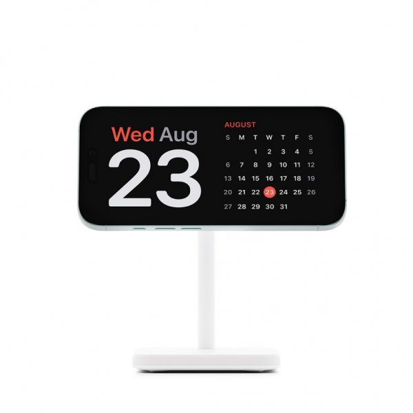Twelve South Trådløs Oplader HiRise 2 Deluxe Qi2 MagSafe Hvid