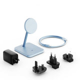 Twelve South HiRise 2 Deluxe 2-i-1 MagSafe-oplader Glacier Blue