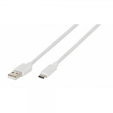 Vivanco Type C til USB 2.0 Kabel 2 Meter Hvid