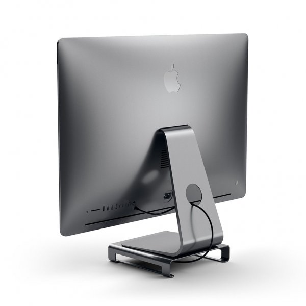 Satechi USB-C aluminiumskærmstativhub til iMac Space Gray