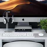 Satechi USB-C aluminiumskærmstativhub til iMac Space Gray