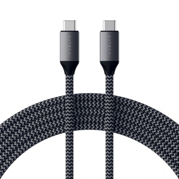 Satechi USB-C til USB-C kabel 2m Grå
