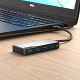 ALOGIC USB-A Fusion SWIFT 4-ports hub Space Grey