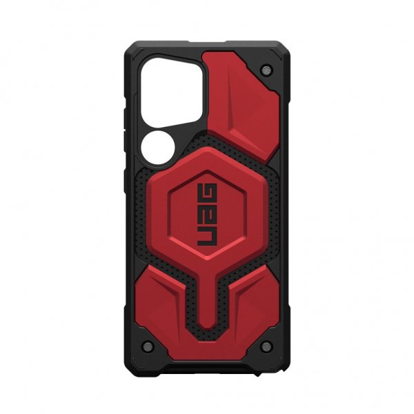 Urban Armor Gear (UAG) Samsung Galaxy S25 Ultra Cover Monarch Pro MagSafe Crimson