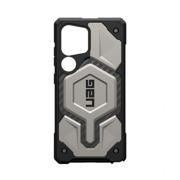 Urban Armor Gear (UAG) Samsung Galaxy S25 Ultra Cover Monarch Pro MagSafe Titanium