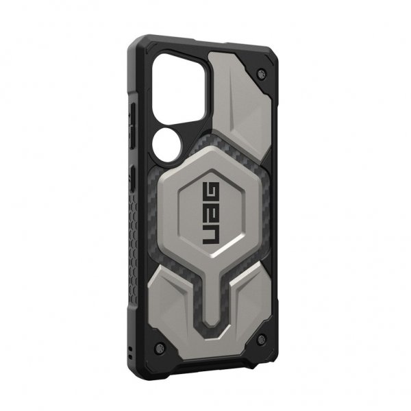 Urban Armor Gear (UAG) Samsung Galaxy S25 Ultra Cover Monarch Pro MagSafe Titanium