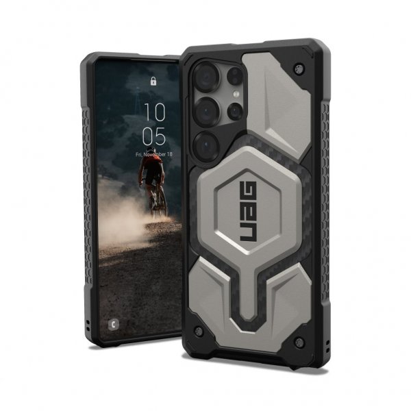 Urban Armor Gear (UAG) Samsung Galaxy S25 Ultra Cover Monarch Pro MagSafe Titanium