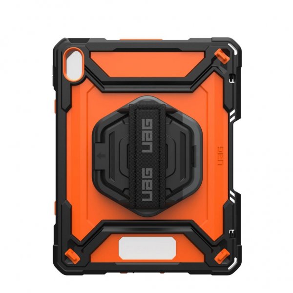 Urban Armor Gear (UAG) iPad 10.9 (10. generation)/iPad 11 (A16) Cover Plasma Kickstand & Handstrap Orange Sort