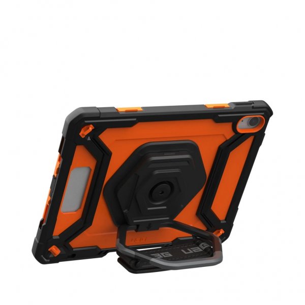 Urban Armor Gear (UAG) iPad 10.9 (10. generation)/iPad 11 (A16) Cover Plasma Kickstand & Handstrap Orange Sort