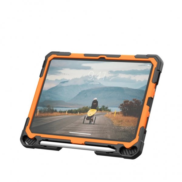 Urban Armor Gear (UAG) iPad 10.9 (10. generation)/iPad 11 (A16) Cover Plasma Kickstand & Handstrap Orange Sort