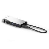 ALOGIC USB-C Fusion MAX 6-i-1-hub HDMI, USB, Ethernet og PD Space Gray