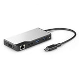 ALOGIC USB-C Fusion MAX 6-i-1-hub HDMI, USB, Ethernet og PD Space Gray