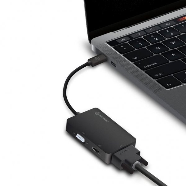 ALOGIC Adapter 3-i-1 USB-C til HDMI DVI VGA