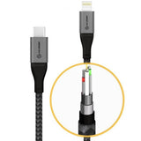 ALOGIC Ultra USB-C til Lightning-kabel 1,5 m Space Grey