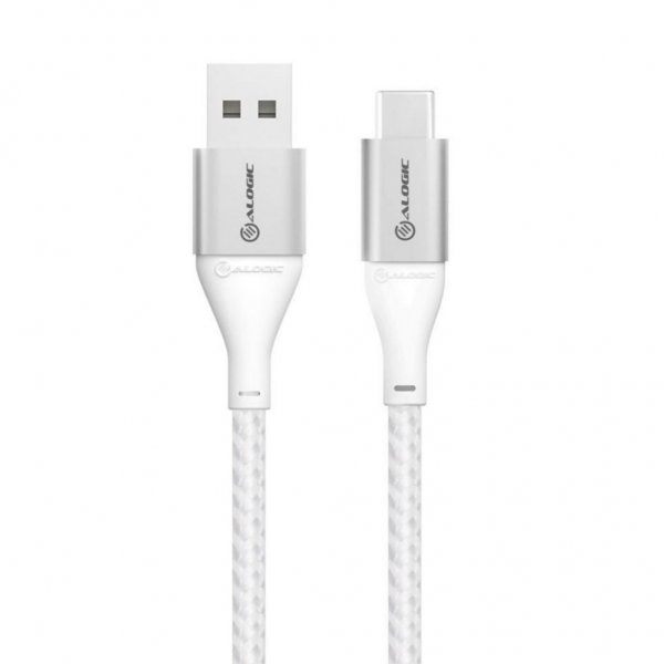 ALOGIC USB-C til USB-A kabel 3A/480Mbps 30 cm Sølv