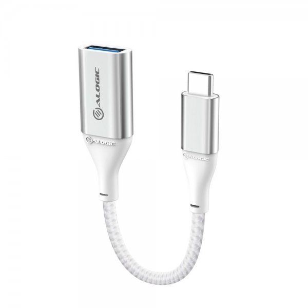 ALOGIC Ultra USB-C til USB-A adapter 15 cm sølv