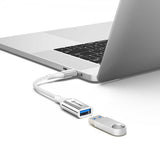 ALOGIC Ultra USB-C til USB-A adapter 15 cm sølv