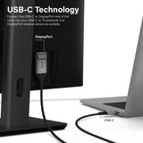 ALOGIC Ultra USB-C Han til DisplayPort Hun Adapter 4K @60Hz 15cm