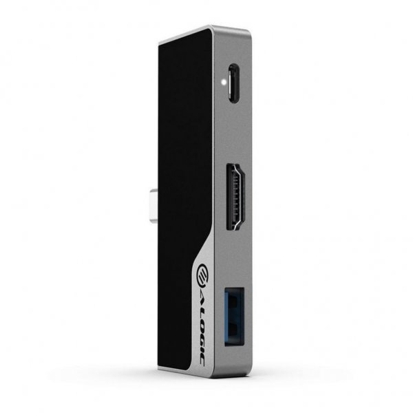 ALOGIC Ultra USB-C Dock NANO MINI - HDMI. USB. Audio + 60W PD Space Grey