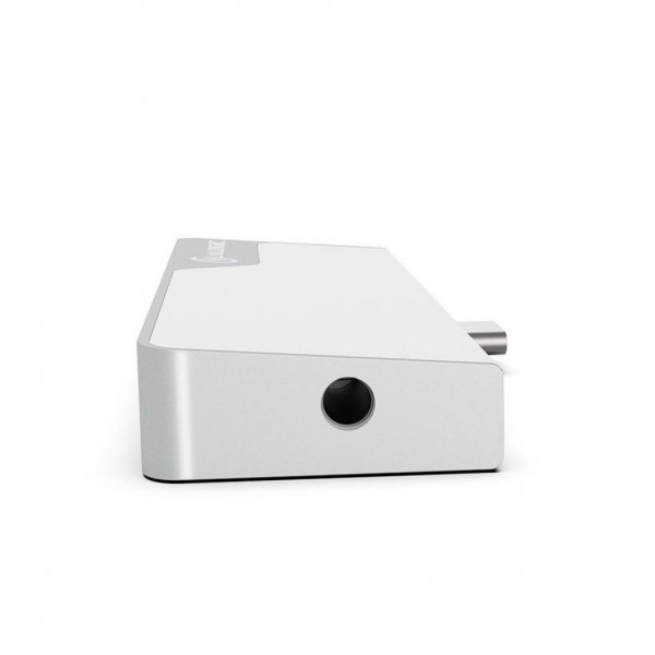 ALOGIC Ultra USB-C Dock NANO MINI - HDMI. USB. Audio + 60W PD Sølv
