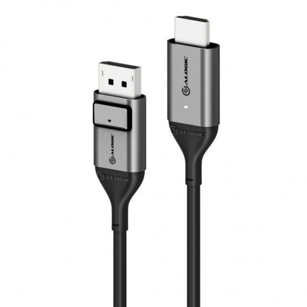 ALOGIC Kabel Ultra DisplayPort 1.4 til HDMI Kabel 4K 60Hz 2 m