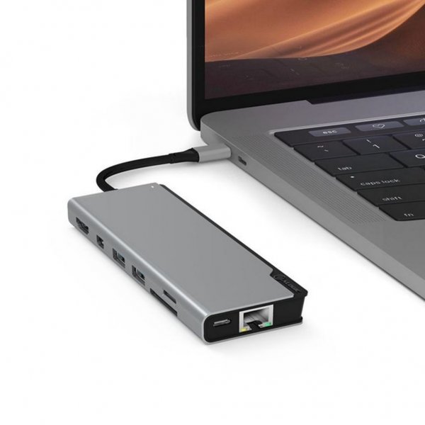 ALOGIC Ultra USB-C Dock PLUS - HDMI. MDP. USB. Ethernet. kortlæser og 100W PD Space Grey