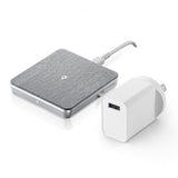 ALOGIC Trådløs Oplader Qi opladning 10W - med USB-A til USB-C kabel Sølv