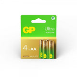 GP Ultra Alkaline AA-batteri 15AU/LR6 4-pak