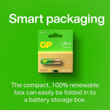 GP Ultra Alkaline C-batteri 14AU/LR14 2-pak